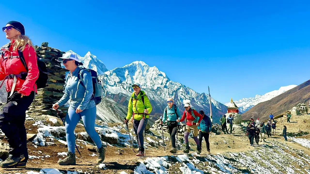 On the way to Everest.